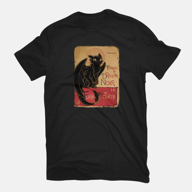 Le Dragon Noir-mens premium tee-YoukaiYume