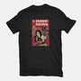 Horror Fiction-womens fitted tee-Green Devil