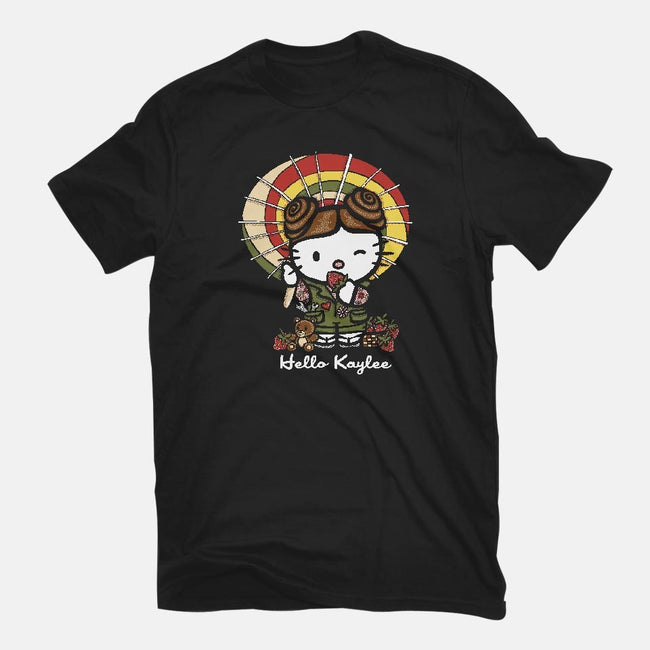 Hello Kaylee-womens fitted tee-OfficeInk