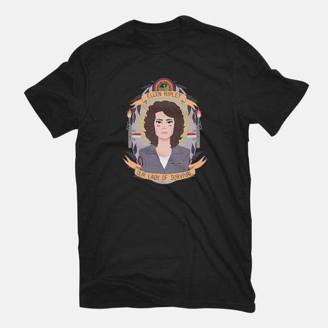 Our Lady of Survival-youth basic tee-heymonster