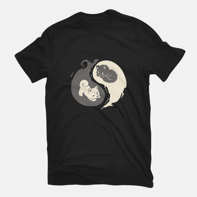 Yin and Yang-womens basic tee-amyneko