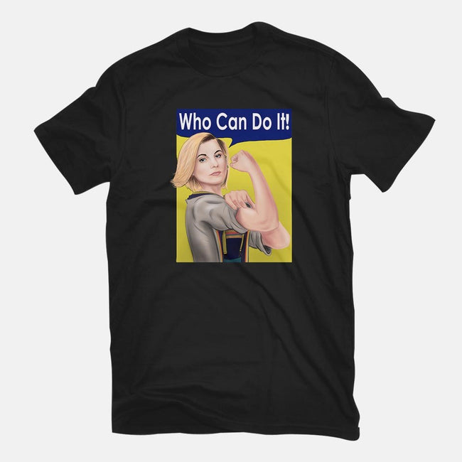 Who Can Do It!-womens basic tee-MarianoSan