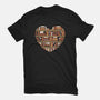 I Heart Books-womens basic tee-renduh
