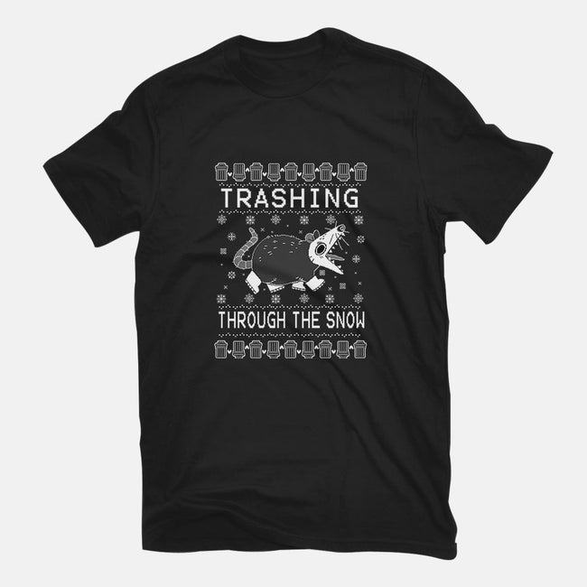 Trashing Through the Snow-womens basic tee-identitypollution