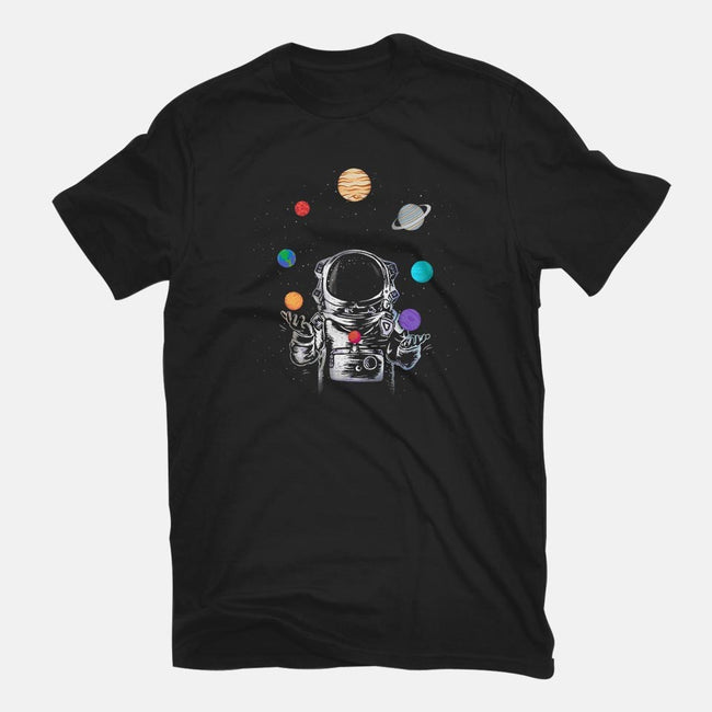 Space Juggler-womens fitted tee-SokolSelmani