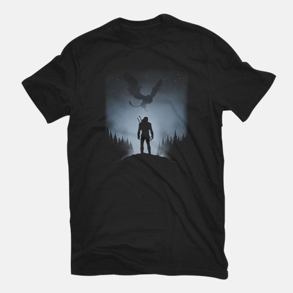 White Wolf vs The Griffin-womens fitted tee-ddjvigo