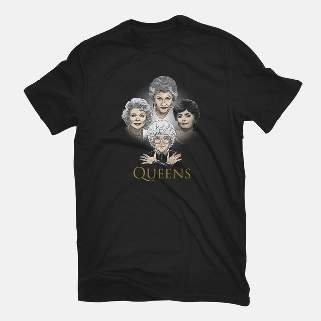 Golden Queens-womens fitted tee-ursulalopez