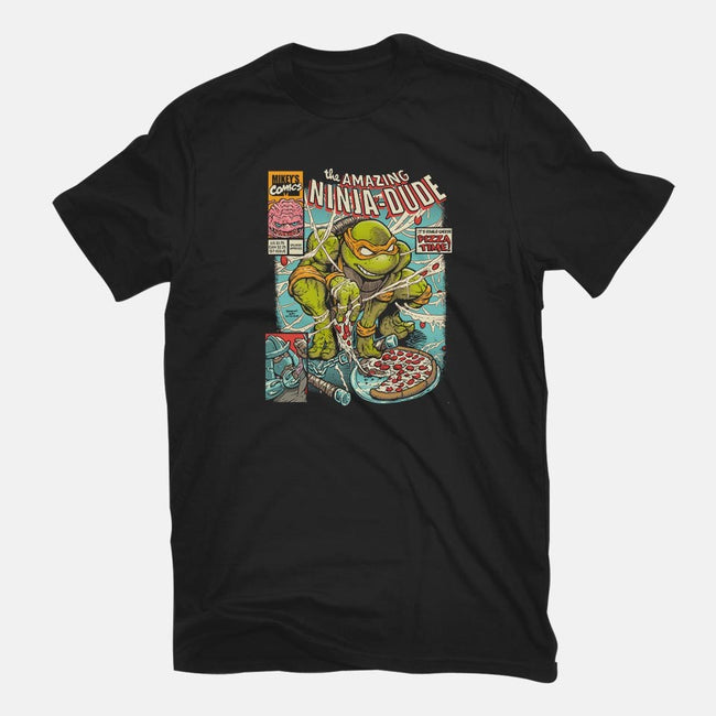 Amazing Ninja Dude-womens fitted tee-DonovanAlex