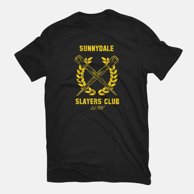 Sunnydale Slayers Club-womens basic tee-stuffofkings