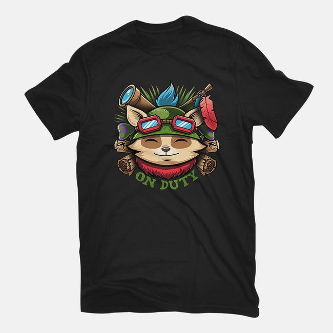 Teemo On Duty-womens basic tee-Bamboota