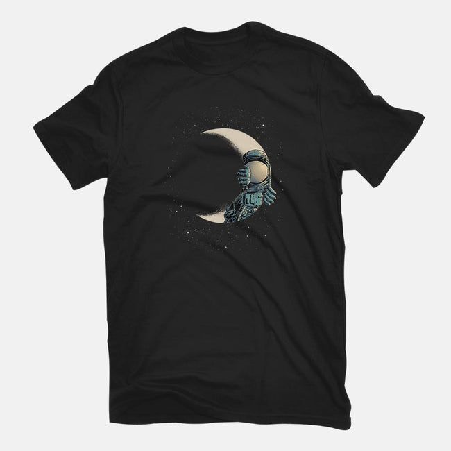 Crescent Moon-womens fitted tee-carbine