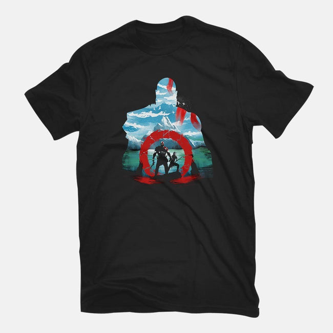 Father and Son Adventure-youth basic tee-dandingeroz