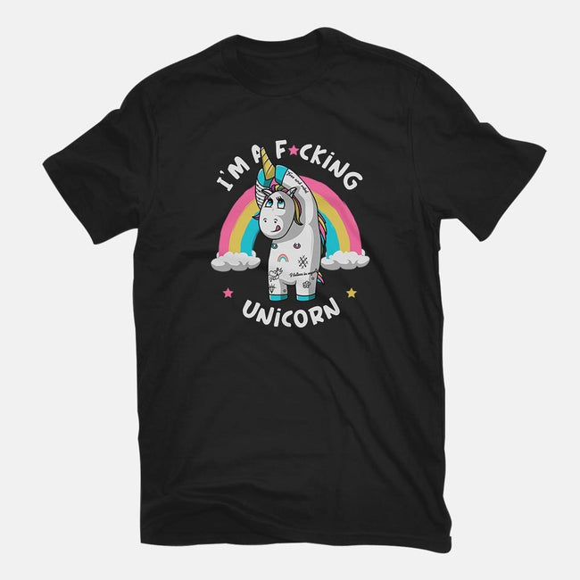 I'm A F*cking Unicorn-womens basic tee-ducfrench