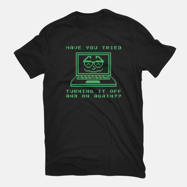 Tech Support-mens basic tee-Beware_1984