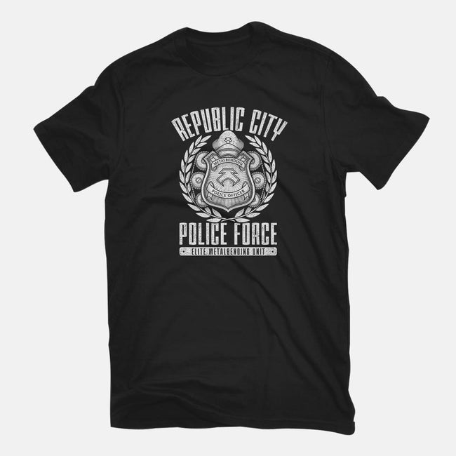 Republic City Police Force-womens fitted tee-adho1982