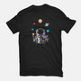 Space Juggler-womens basic tee-SokolSelmani
