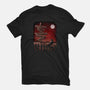 Horror Crossroads-womens fitted tee-saqman