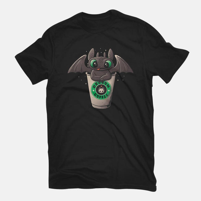 Dragon Coffee-womens basic tee-eduely