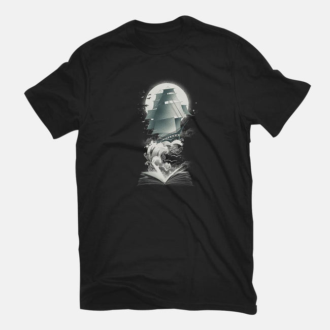 Book of Adventures-womens fitted tee-dandingeroz