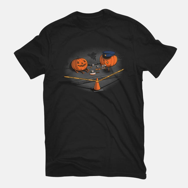 Crime Scene-womens fitted tee-Naolito