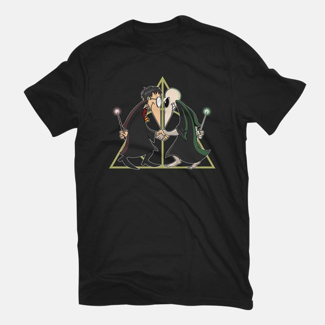 Wizard Vs Wizard-mens basic tee-SarahCave