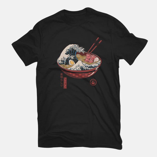 Great Ramen Wave-womens fitted tee-vp021