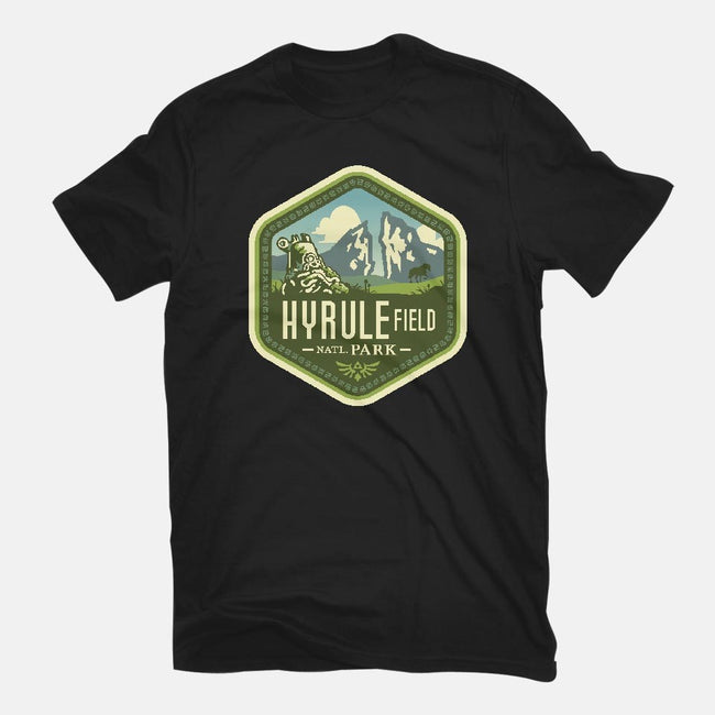 Hyrule Field National Park-womens fitted tee-chocopants