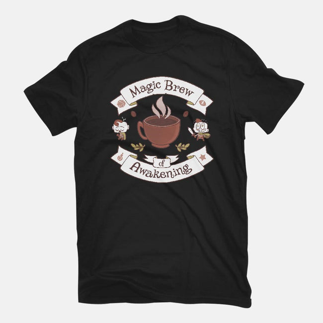 Magic Morning Brew-womens basic tee-queenmob