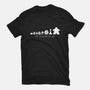 Evolution of Game-womens fitted tee-CupidsArt