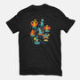 Tokyo Zoo-womens fitted tee-DinoMike