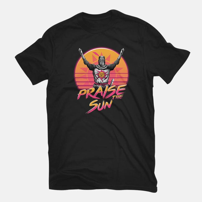 Praise the Sunset Wave-womens fitted tee-vp021
