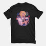 Who's That Girl?-womens fitted tee-saqman