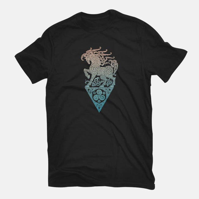 Odin's Steed-womens fitted tee-RAIDHO