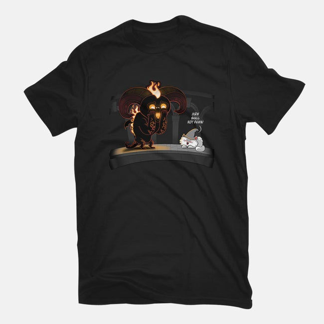 Mew Shall Not Pass-mens basic tee-queenmob