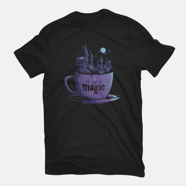 A Cup of Magic-womens fitted tee-eduely