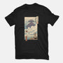 Sky Castle Ukiyo-E-womens fitted tee-vp021