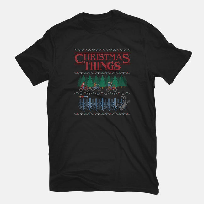 Christmas Things-womens fitted tee-MJ