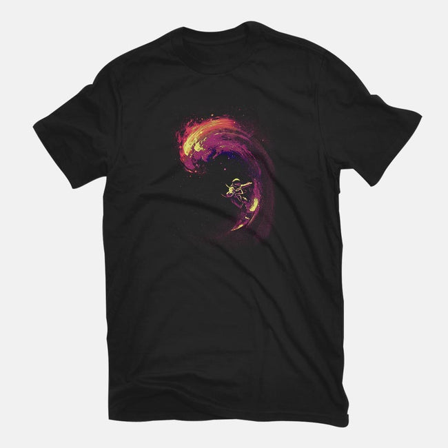 Space Surfing-mens premium tee-nicebleed