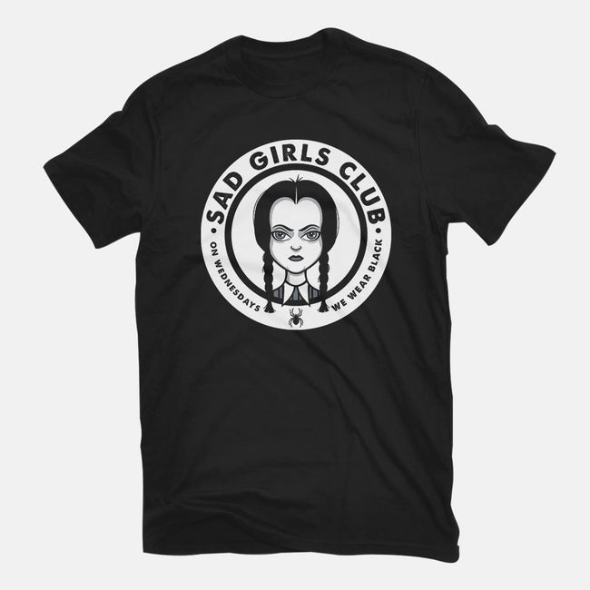 Sad Girls Club-womens fitted tee-Nemons