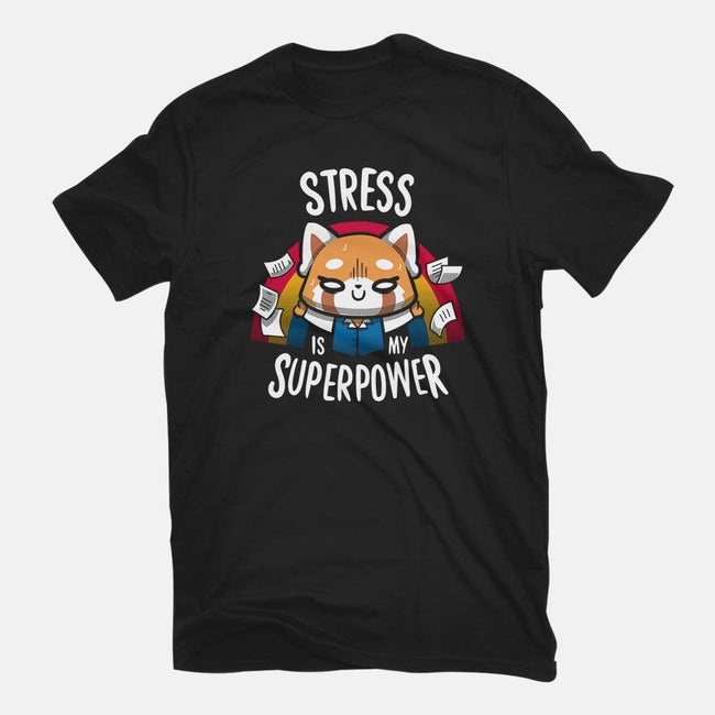 Stress is my superpower-youth basic tee-typhoonic