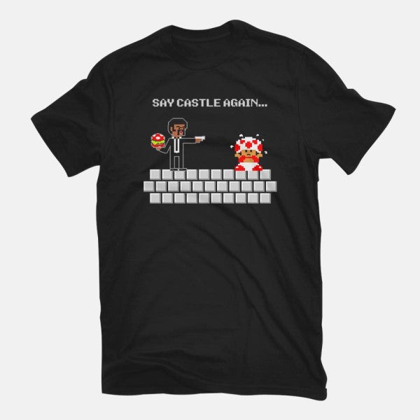 Say Castle Again!-womens basic tee-daoko