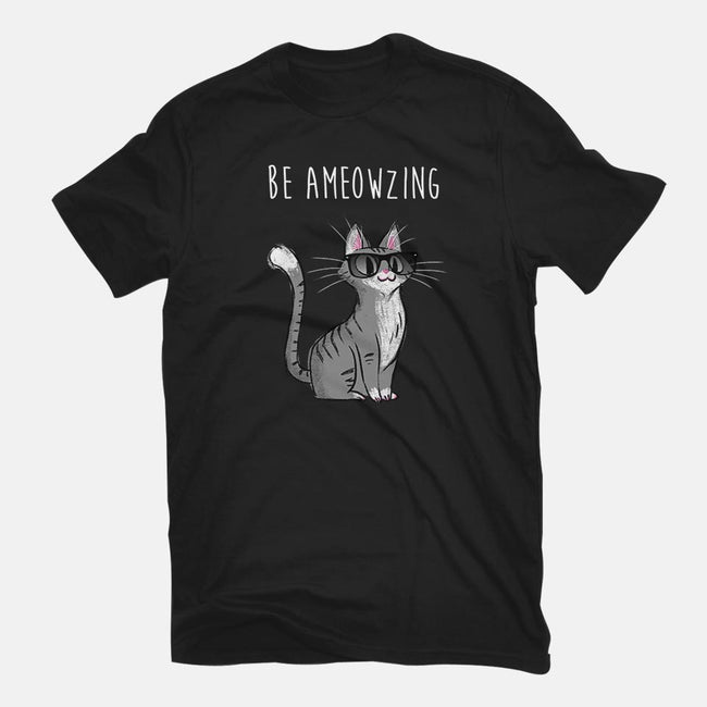 Be Ameowzing-womens basic tee-ursulalopez