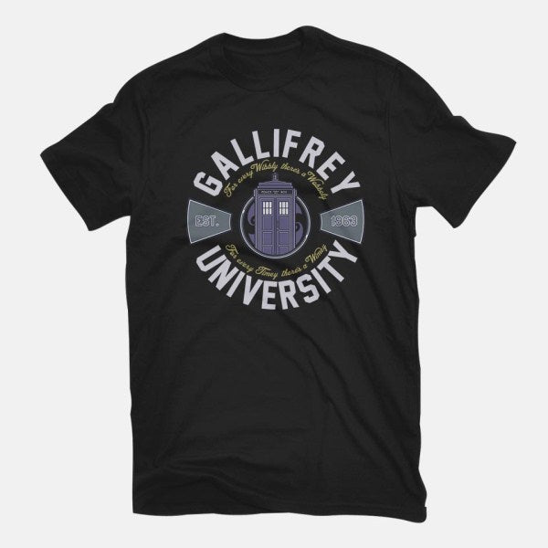 Gallifrey University-mens long sleeved tee-Arinesart