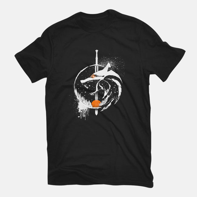 Grungewolf-womens fitted tee-artyx21