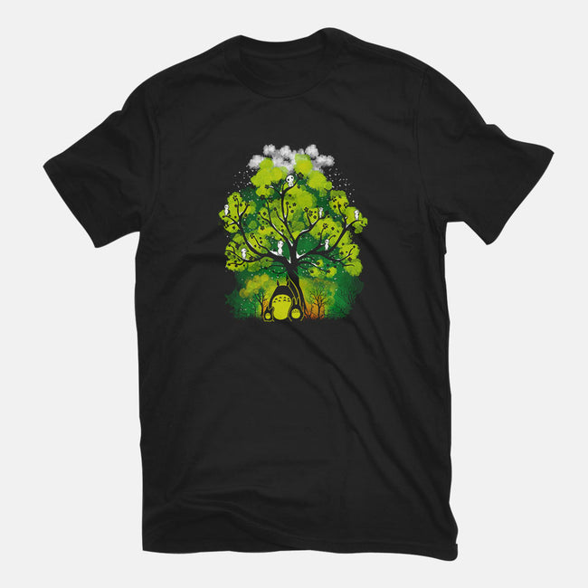 My Neighbor's Forest-womens fitted tee-constantine2454