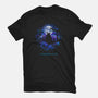 Under The Moon-womens fitted tee-pescapin