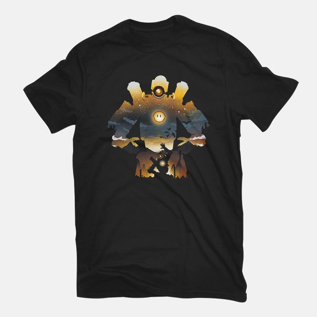 Grappling Robot-womens fitted tee-dandingeroz