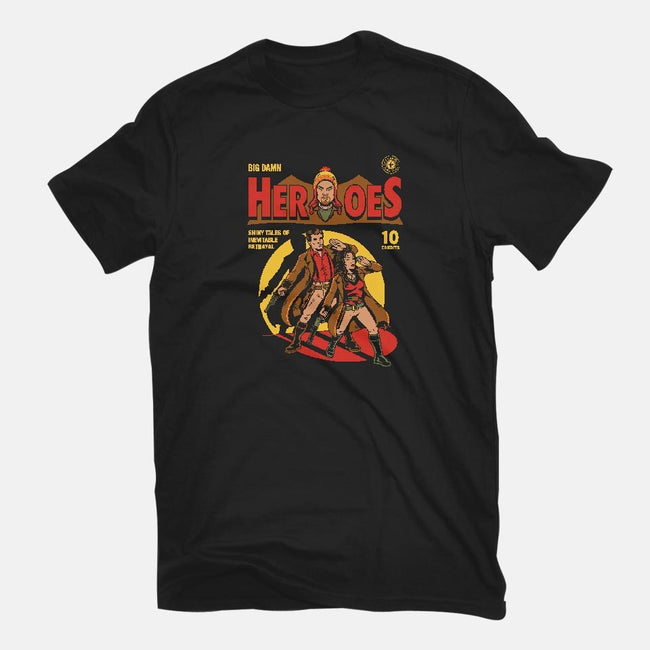 Heroes Comic-womens basic tee-harebrained