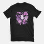 Trick or Treaters-womens fitted tee-PixelEyeBat