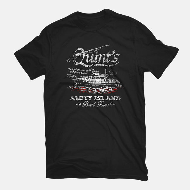 Quint's Boat Tours-womens fitted tee-Punksthetic